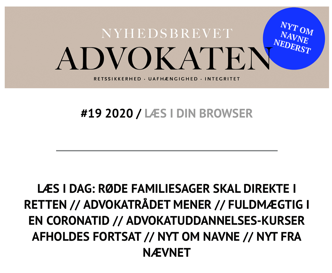 Advokatrådet om familieretshusets fremtid