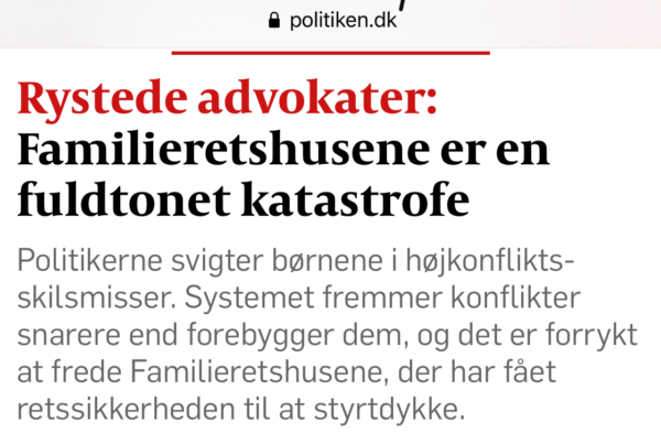 Politiken kronik af samværsadvokaten